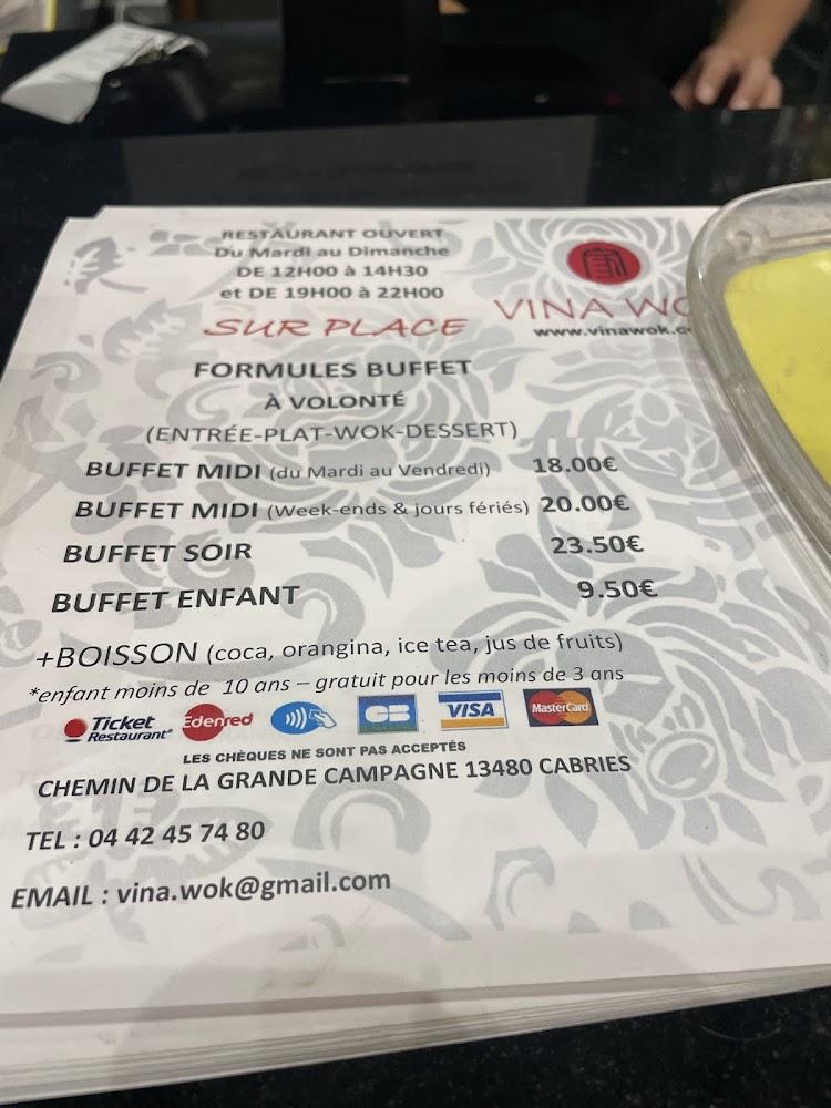 Vina Wok - Menu Image 2